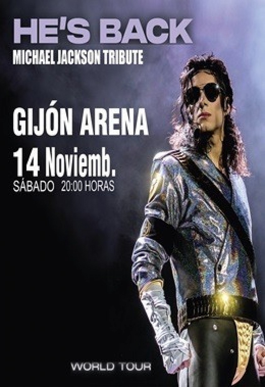 Concierto Michael Jackson en Gijón Arena el día 14 de noviembre a las 20:00 h